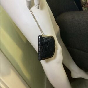 Vintage Black mesh coin bag